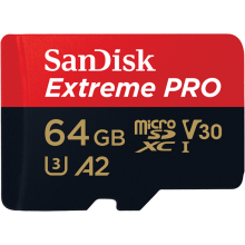SANDISK EXTREME® PRO MICROSDXC™ UHS-I CARD 64GB